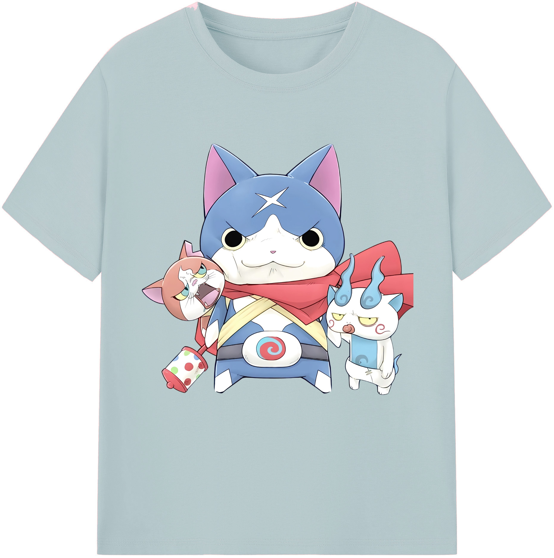 （画像用） 妖怪ウォッチ Yo-kai Watch 綿100％半袖Tシャツ（フロントプリント）